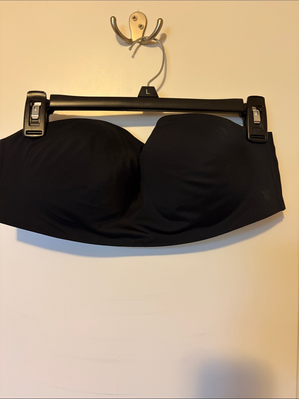 Victoria's Secret Black Strapless Molded Bandeau